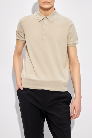 Tシャツ・カットソー TOM FORD SS25 Polo shirts (KPS004 YMC024S25LB999) SchaferandweinerShops PF - Grey polo oliphil noir gris Tom